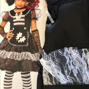 Leg Avenue Enchanted Costume Rebel Rag Doll - Medium